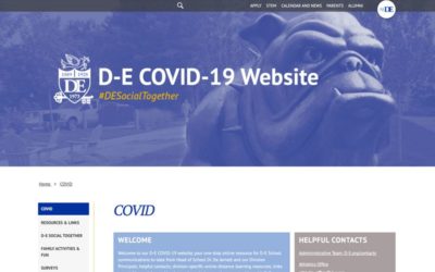 D-E Covid-19 Website