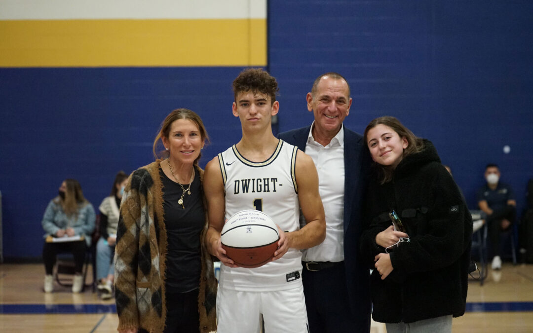 David Mager ’22 made D-E School basketball history… 