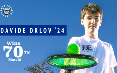 Congratulations Davide Orlov ‘24, Boys’ Varsity Tennis!