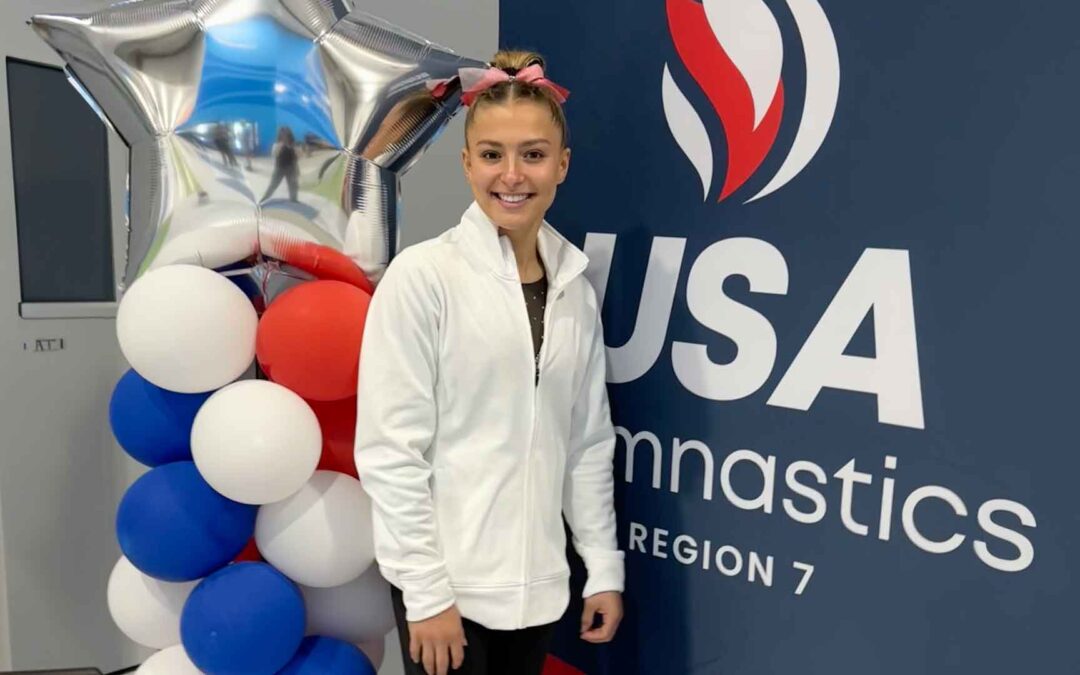 Gymnast Stella Sherry ‘24 Headed to Nationals!