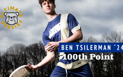 Congrats Ben Tsirelman ‘24, 100th Goal for  Ultimate Frisbee!