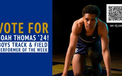 Vote for Noah Thomas for NJ.com Boys Track & Field Performer of the Week!  