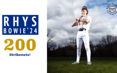 Congratulations Rhys Bowie ‘24 on 200 Career StrikeOuts!
