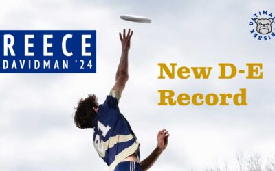 Congrats Reece Davidman ‘24: New D-E Ultimate Record – 210 Points!