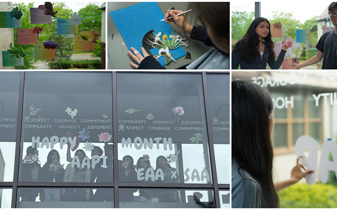 AAPI Heritage Month Recognition Exhibit Installation