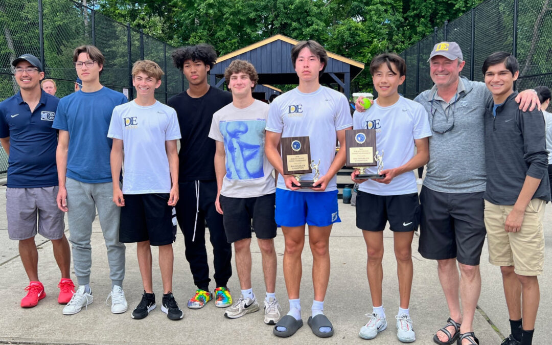 CONGRATULATIONS KYLE LEE ‘25 &  ALEX SORACCHI ‘24: Bergen County Second Doubles Champs!