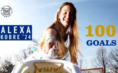Kudos to Alexa Kobre ‘24: 100 Goal for D-E Girls LAX!