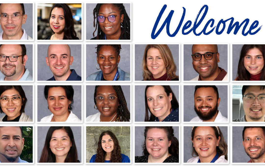 Welcome to Our New Faculty and Staff!