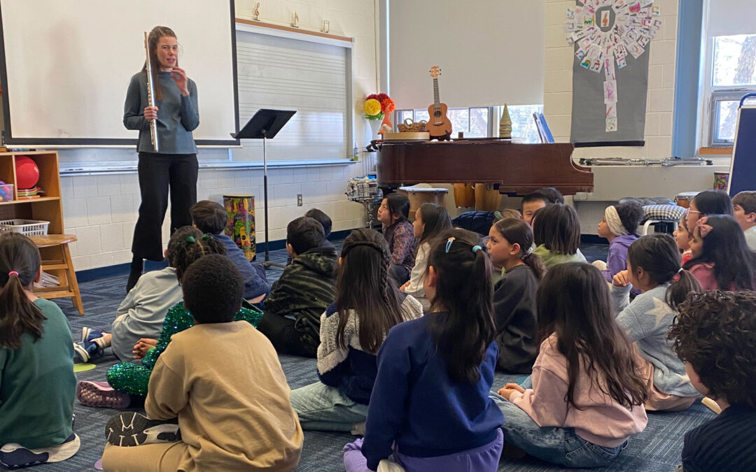 Making Beautiful Music Together: Chelsea Knox, Met Opera Principal Flutist Visits D-E