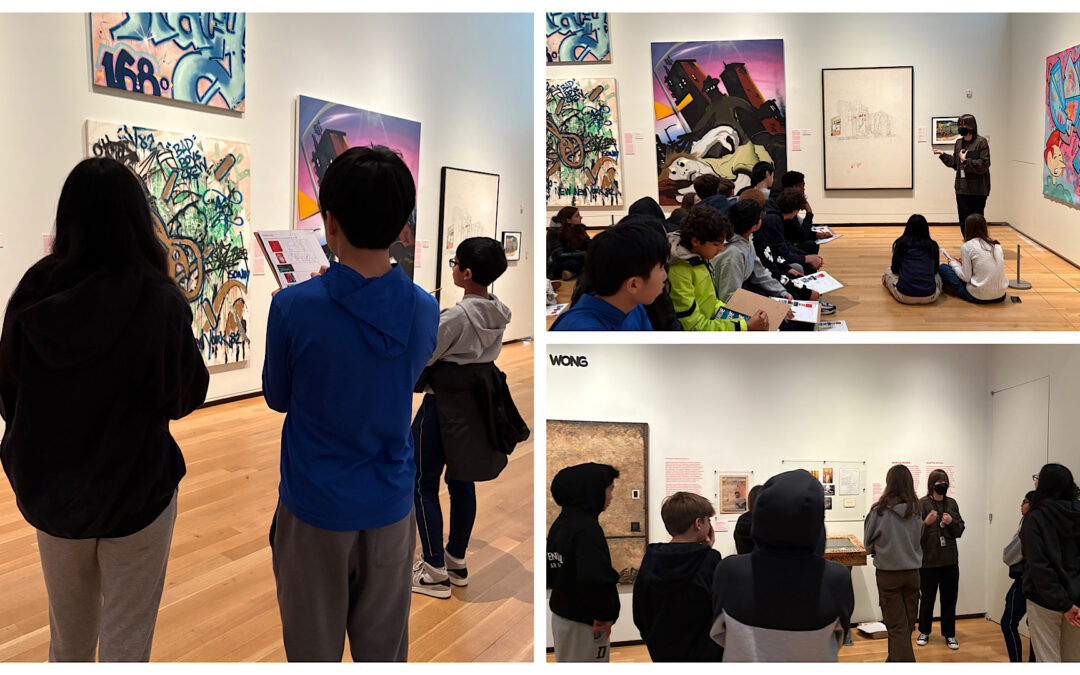 MS News & Creative Writing Discovery Classes Explore “Above Ground” Exhibit 