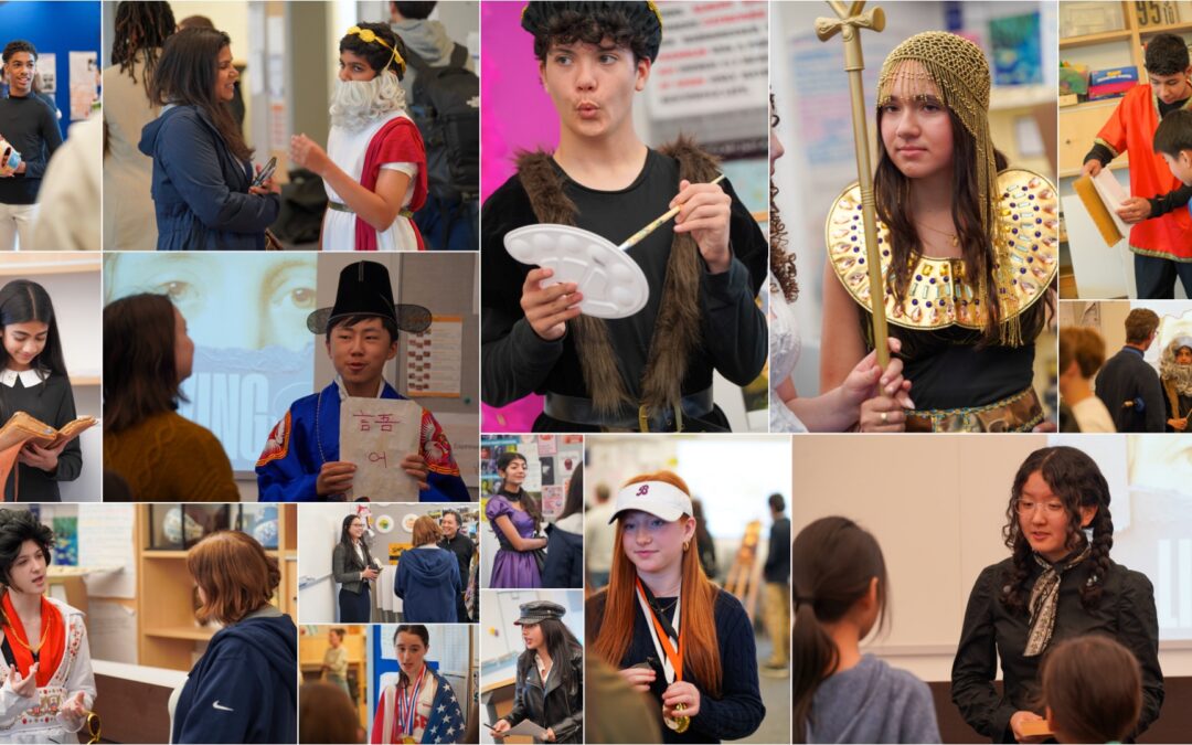 8th Grade “Living Wax Museum” Brings History to Life