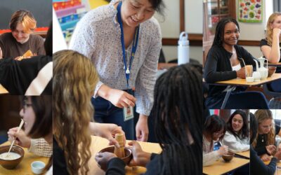 Mandarin Students Take On Tea Whisking