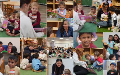 Upper School, Lower School Students Team Up to Write a ‘Small Story’