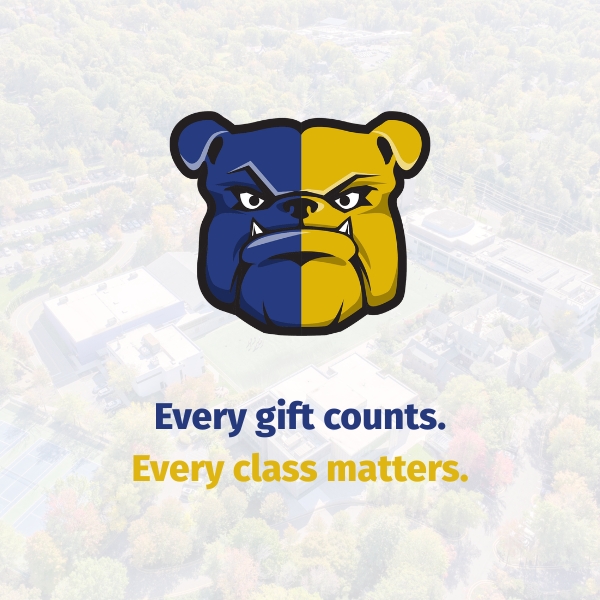 Blue and Gold Mobile Banner Image