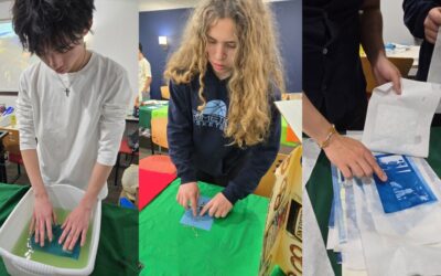 LEAD Students Make Connections With Cyanotypes