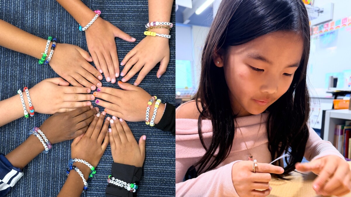 Third Graders Make a Difference, One Bracelet at a Time